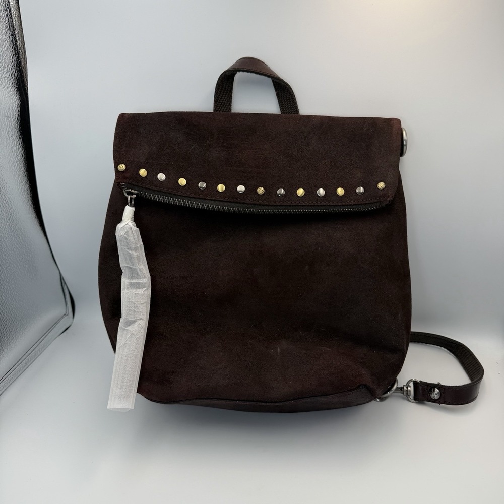 NWOT Patricia Nash Luzille Studded Leather Brown Backpack